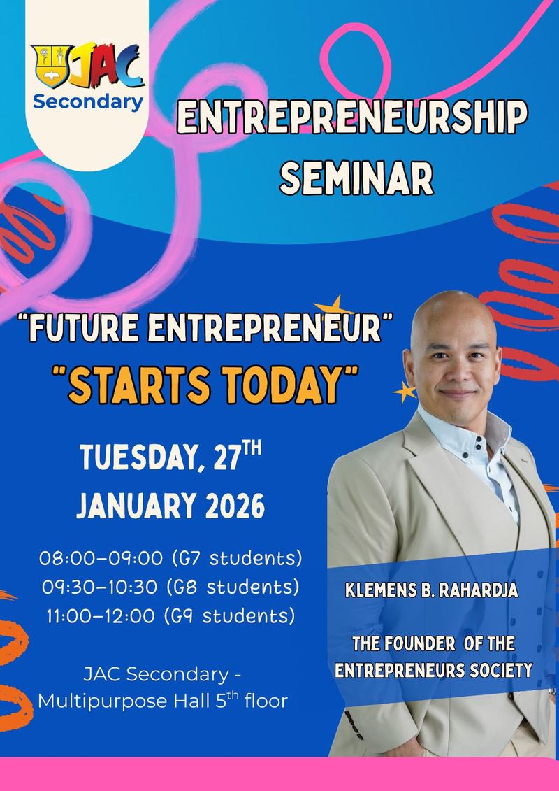 SMP JAC – Youth Entrepreneurship Talk January 2026